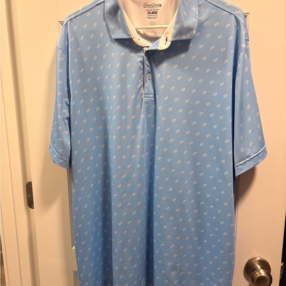 Good Good Golf Polo of Destiny - Blue Golf Polo